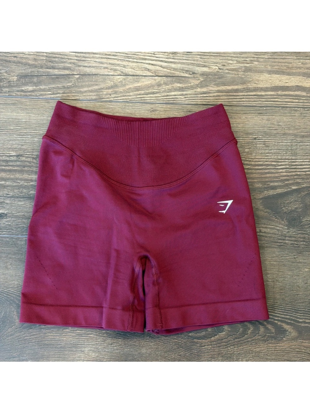 Gymshark Seamless High-Waist Bike Shorts - Burgundy